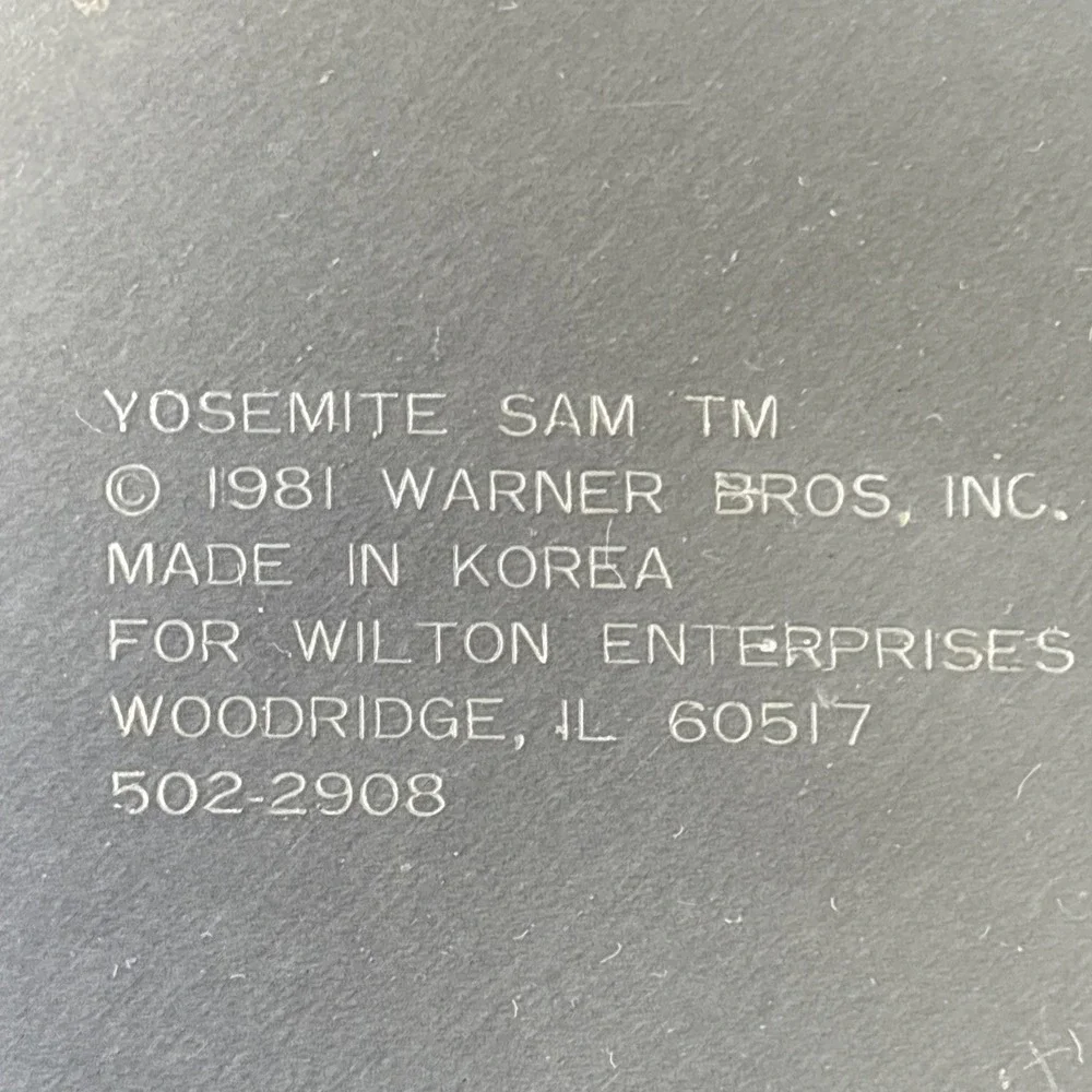 Wilton Vintage 1981 Looney Tunes Yosemite‎ Sam Cake Pan 502-2908